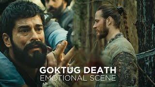 Goktug death with flashback  Goktug death scene heartbreaking 💔 Aadat instrumental  Kurulus osman [upl. by Adnilrem]