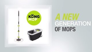 Kong Mop  Spinning mop and bucket with wheels [upl. by Akcinat]