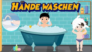 Hände waschen Schüttellied Official Music Video SING SONG Kinderlieder  Bewegungslied [upl. by Natsrik]