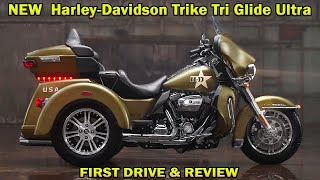 NEW Harley Davidson Trike Tri Glide Ultra  First Drive amp Review [upl. by Nava]