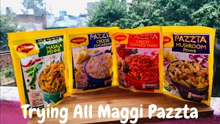 Trying All Maggi Pasta  Maggi Pazzta Recipe pasta maggi [upl. by Mitzl]