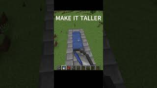 HOW TO MAKE UNBREAKABLE WALL IN MINECRAFT   gaming minecraft [upl. by Lamberto680]