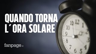 Quando torna lora solare e perché potrebbe essere lultima volta in Italia [upl. by Rue]