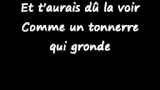 saez elle était profonde paroles [upl. by Corvese]