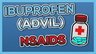 Ibuprofen AdvilMotrin Nursing Drug Card Simplified  Pharmacology [upl. by Orimisac]