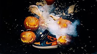 Pumpkin EXPLODES onto AIR JORDAN 1s [upl. by Assirram]