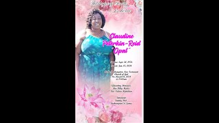 Funeral Of Claudine PeterkinReid [upl. by Nibroc]