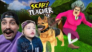 SCARY TEACHERIN KÖPEĞİNİ UYUTTUK ODANIN ANAHATARINI ALDIK  SCARY TEACHER 3D OYNUYORUZ [upl. by Dorion199]