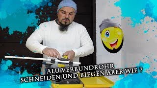 Alu Verbundrohr schneiden und biegen aber wie [upl. by Sirref]