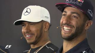 2017 British Grand Prix  PreRace Press Conference [upl. by Enilra]