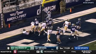 Colorado State recovers their own kickoff for a TD [upl. by Arbas]