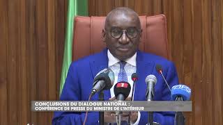 CONCLUSIONS DU DIALOGUE NATIONAL  CONFÉRENCE DE PRESSE DU MINISTRE DE LINTÉRIEUR EN WOLOF [upl. by Shivers29]