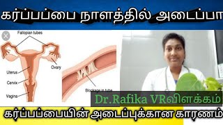 blockage in the fallopian tube in Tamil Obstruction in the fallopian tube Tamil [upl. by Adnawt]