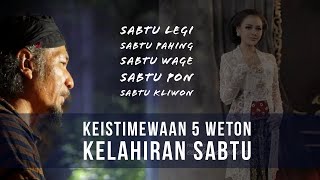 Keistimewaan 5 Weton Kelahiran Sabtu  KELAHIRAN SABTU MERAPAT [upl. by Marcy]