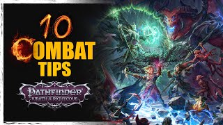 Pathfinder Wrath of the Righteous 10 Essential Combat Tips Beginners Guide [upl. by Leuqcar40]