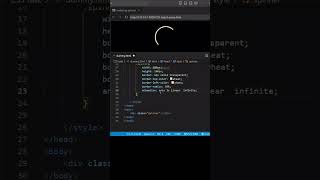 Spinner CSS animation [upl. by Godard228]