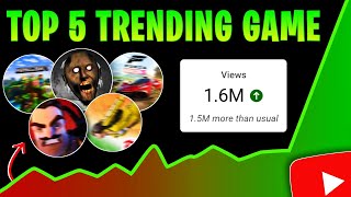 Top 5 Trending Games Low Competition  Grow Your Gaming Channel 2023 [upl. by Dagney777]