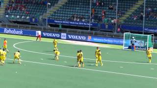 India mens hockey team warm up at the world cup in Holland 2014 [upl. by Niles]