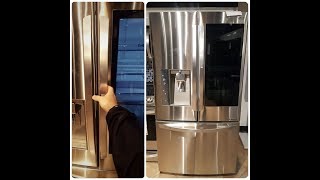 LG Refrigerator Review 30 cubic foot InstaView DoorinDoor in Stainless Steel [upl. by Kendrick]