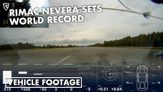 Rimac Nevera setting a Guinness World Record in reverse [upl. by Bennir483]