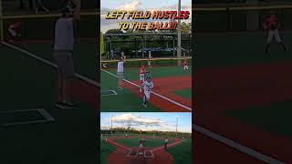 Incredible Baseball Outfield Assist Leaves Runner Shocked [upl. by Ehcnalb842]