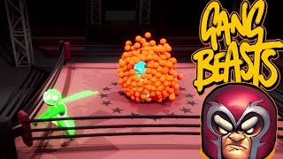 Gang Beasts  The Orange Magneto Father and Son Gameplay [upl. by Najed939]