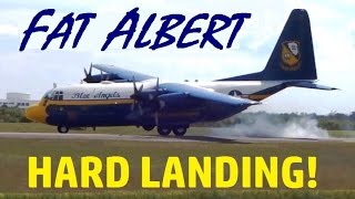 Blue Angels C130 quotFat Albertquot CRAZY Landing at Air Show Melbourne 2015 [upl. by Kcir27]