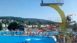 Freibad Sprung aus 10 Meter mit Auerbach [upl. by Adaner]