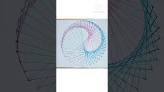 How To Draw Spiral Geometric Art🥏🌟 shorts adhrikcreations6090 art viralshorts [upl. by Rimidalb]