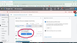 how to edit google ads campaign video  google ads campaign edit kaise kare [upl. by Gisser]