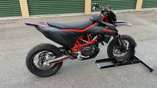 2020 KTM 690 SMCR WALK AROUND  CUSTOM MODS [upl. by Shih]