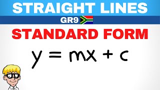 Straight line graphs grade 9 Standard form [upl. by Tatiana524]