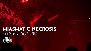 MIASMATIC NECROSIS live at Saint Vitus Bar Aug 7th 2022 FULL SET [upl. by Vick]