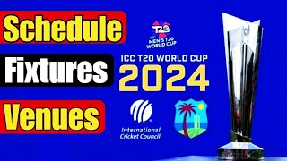 Australia T20 World Cup 2024 Schedule ICC T20 World Cup 2024 Australia Schedule [upl. by Hallagan]