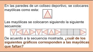 646  Pregunta resuelta sobre series de figuras y mayólicas [upl. by Atikan]