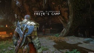 FREYR  S CAMP God of war RAGNAROK Gameplay ON PC [upl. by Llorrad]