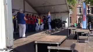 Middelburg VOLkoren 2019  Markt Zang en Muziekgroep Windkracht Vier Bergen op Zoom [upl. by Inatirb]