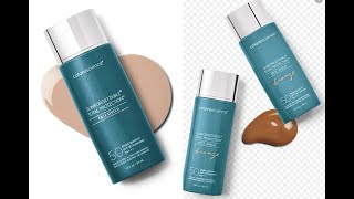 Colorescience SUNFORGETTABLE FACE SHIELD in Original amp Bronze Vs Murad CITY SKIN AGE DEFENSE [upl. by Erialc]