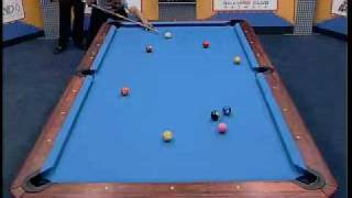 031812 WPBA Masters  Final rack 1 Allison Fisher vs Ewa Mataya Laurance Billiard HD [upl. by Osana]