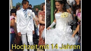 SCHOCKIEREND 😲HEIRATEN MIT 14 JAHREN Feiern und Hochzeiten lustige Roma Balkan [upl. by Anha]