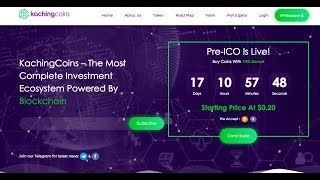 KACHINGCOINS A PROMISING ICO IN 2018 The Complete Ecosystem for Traders [upl. by Ulani]