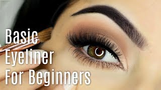 Beginners Eyeliner Makeup Tutorial  How To Apply Eyeliner [upl. by Runkle]