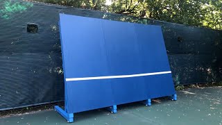 DIY Tennis Practice Wall [upl. by Lyrrad]