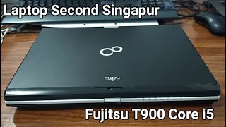 Review Laptop Second Singapur Merk Fujitsu T900 Core i5 Laptop Murah dan Berkualitas Harga 2 Jtaan [upl. by Norrehc]