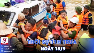 Thời sự 11h trưa 159 Cập nhật mới nhất số tiền ủng hộ đồng bào bị ảnh hưởng bởi cơn bão số 3VNews [upl. by Juliet]