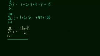 42 Summation Formulas and Sigma Notation [upl. by Badger]