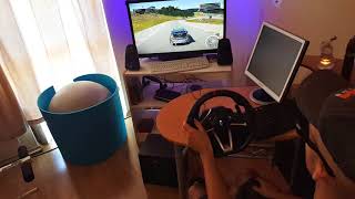 Hori Racing Wheel Overdrive for Xbox One TESTTESZT [upl. by Nomannic506]