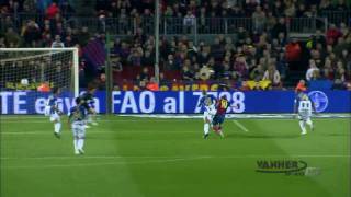 Lionel Messi Goal vs Malaga HD [upl. by Albertson]