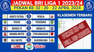 Jadwal Liga 1 2024 Pekan ke 32 Persib vs Persebaya Madura vs PSM [upl. by Cantone]