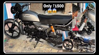 Hero Honda CD Dawn Modified  Bike Modified  Modifications [upl. by East]